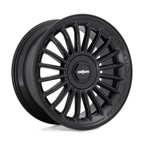 Set of 4: Rotiform R161 Buc M Wheel, 19x8.5 +45 Offset 5x112, Matte Black - R1611985F8+45