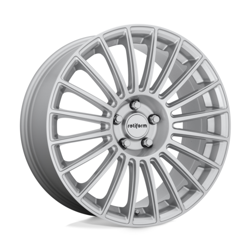 Rotiform R153 Buc Wheel, 18x8.5 +45 Offset 5x112, Gloss Silver - R1531885F8+45