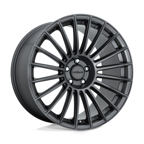 Set of 4: Rotiform R154 Buc Wheel, 18x8.5 +45 Offset 5x112, Matte Anthracite - R1541885F8+45