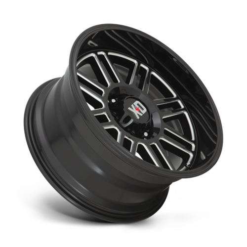 XD Xd850 Cage Wheel, 22x10.0 -18 Offset 8x165.1, Gloss Black Milled - XD85022080318N