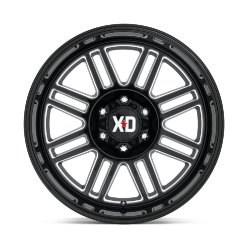 XD Xd850 Cage Wheel, 22x10.0 -18 Offset 8x165.1, Gloss Black Milled - XD85022080318N