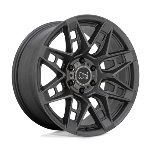 Black Rhino Caprock Wheel, 18x9.5 +12 Offset 6x139.7, Matte Gunmetal - 1895CPK126140G12