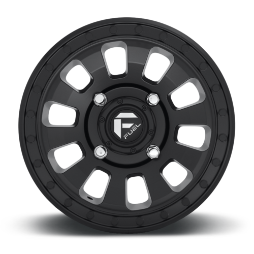 Fuel D630 Tactic Wheel, 14x7.0 +38 Offset 4x137, Matte Black - D6301470A654