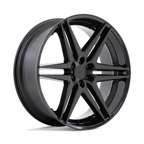 DUB S268 Dirty Dog Wheel, 26x10.0 +25 Offset 6x139.7, All Glossy Black - S268260084+25