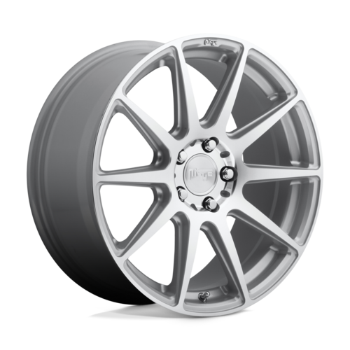 Niche M146 Essen Wheel, 20x10.0 +40 Offset 5x114.3, Gloss Silver Machined - M146200065+40