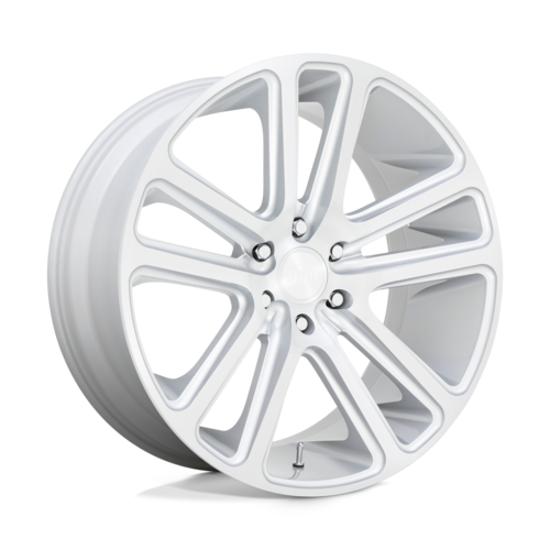 DUB S257 Flex Wheel, 22x9.5 +0 Offset 5x115, Gloss Silver Brushed Face - S257229590+20