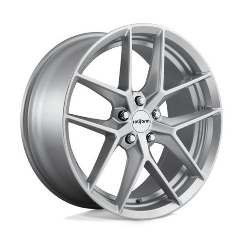 Rotiform R133 Flg Wheel, 18x8.5 +45 Offset 5x114.3, Gloss Silver - R133188565+45