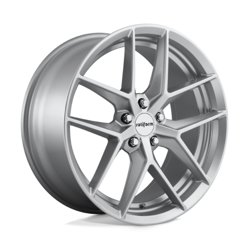 Rotiform R133 Flg Wheel, 18x8.5 +45 Offset 5x112, Gloss Silver - R1331885F8+45