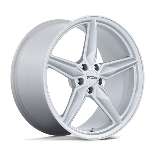 Set of 4: Foose F174 Cf8 Wheel, 20x10.0 +35 Offset 5x114.3, Gloss Silver - F174200066+35