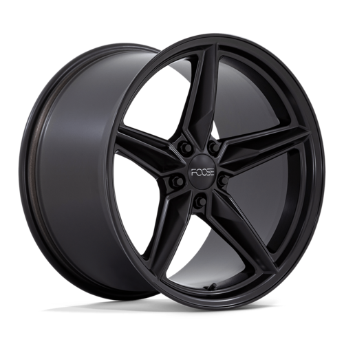 Set of 4: Foose F175 Cf8 Wheel, 20x11.0 +20 Offset 5x115, Matte Black - F175201190+20