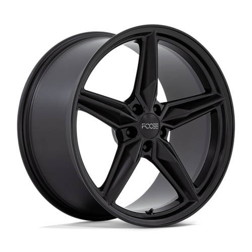 Set of 4: Foose F175 Cf8 Wheel, 20x10.0 +35 Offset 5x114.3, Matte Black - F175200066+35