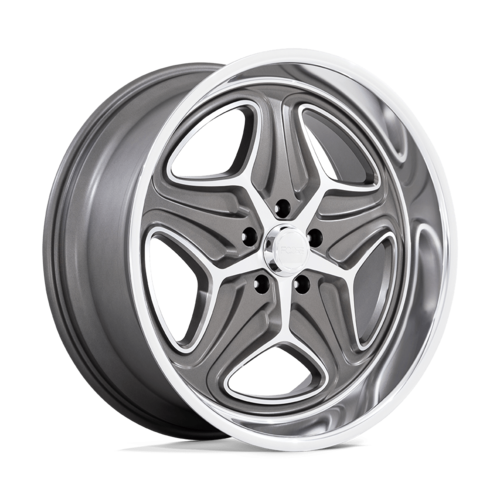 Set of 4: Foose F172 Merlot Wheel, 22x10.5 +6 Offset 5x127, Anthracite Machined - F17222057360