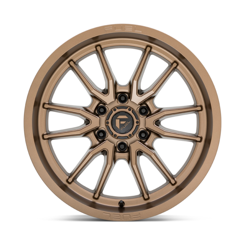 Set of 4: Fuel D788 Clash Wheel, 20x9.0 +1 Offset 6x139.7, Bronze - D78820908450