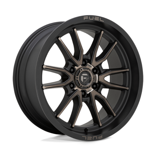 Set of 4: Fuel D762 Clash Wheel, 20x9.0 +1 Offset 6x114.3, Matte Black Double Dark Tint - D76220908750