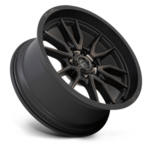 Set of 4: Fuel D762 Clash Wheel, 20x9.0 +1 Offset 6x114.3, Matte Black Double Dark Tint - D76220908750