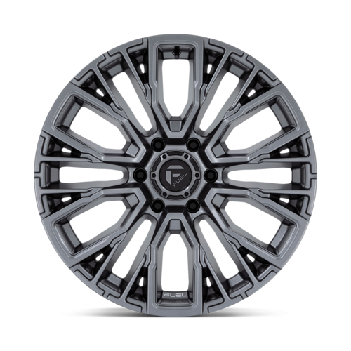 Set of 4: Fuel D848 Rebar Wheel, 20x9.0 +20 Offset 6x139.7, Matte Gunmetal - D84820908457