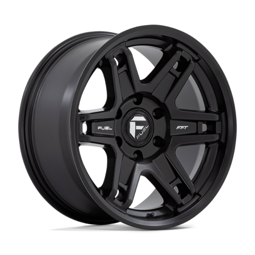 Set of 4: Fuel D836 Slayer Wheel, 18x8.5 -15 Offset 6x139.7, Matte Black - D83618858442