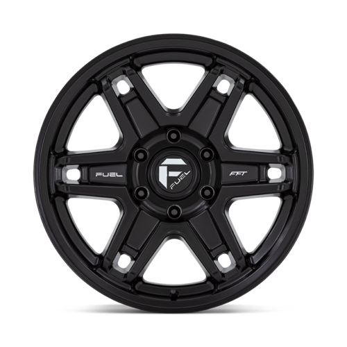 Set of 4: Fuel D836 Slayer Wheel, 18x8.5 -15 Offset 6x139.7, Matte Black - D83618858442