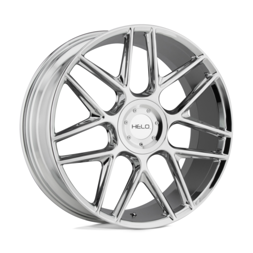 Set of 4: Helo He912 Wheel, 17x7.5 +38 Offset 5x108/5x114.3, Chrome - HE91277501238