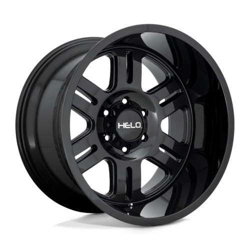 Set of 4: Helo He916 Wheel, 20x12.0 -44 Offset 8x170, Gloss Black - HE91621287344N