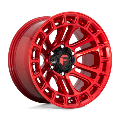 Fuel D719 Heater Wheel, 20x9.0 +1 Offset 6x135, Candy Red Machined - D71920908950