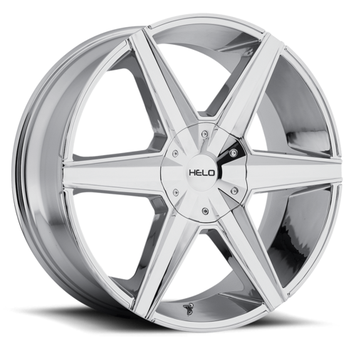 Set of 4: Helo He887 Wheel, 22x9.0 +38 Offset 6x135/6x139.7, Chrome - HE88722966238