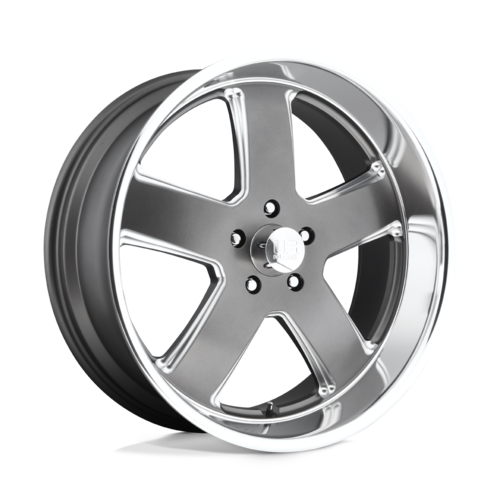 US Mag U118 Hustler Wheel, 22x9.0 +1 Offset 5x127, Matte Gun Metal - U11822907350