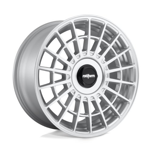 Rotiform R143 Las R Wheel, 18x8.5 +35 Offset 5x112/5x120, Gloss Silver - R1431885F4+35