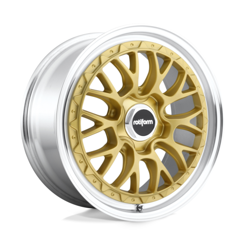 Rotiform R156 Lsr Wheel, 18x8.5 +45 Offset 5x112, Matte Gold Machined - R1561885F8+45