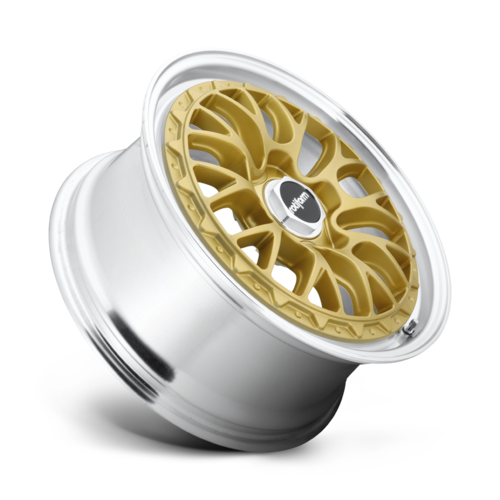 Rotiform R156 Lsr Wheel, 18x8.5 +45 Offset 5x112, Matte Gold Machined - R1561885F8+45