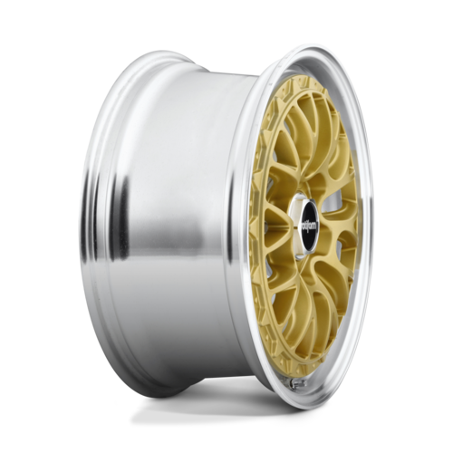 Rotiform R156 Lsr Wheel, 18x8.5 +45 Offset 5x112, Matte Gold Machined - R1561885F8+45