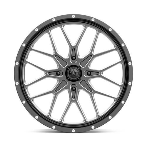 MSA Offroad Wheels M45 Portal Wheel, 15x7.0 +10 Offset 4x137, Gloss Black Milled - M45-05737M