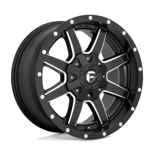 Fuel D538 Maverick Wheel, 20x9.0 +20 Offset 8x165.1, Matte Black Milled - D53820908257