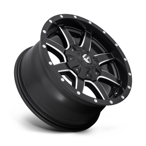 Fuel D538 Maverick Wheel, 20x9.0 +20 Offset 8x165.1, Matte Black Milled - D53820908257