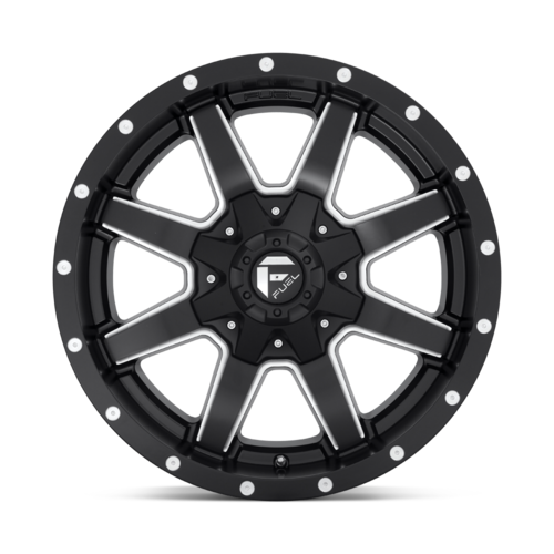 Fuel D538 Maverick Wheel, 20x9.0 +20 Offset 8x165.1, Matte Black Milled - D53820908257