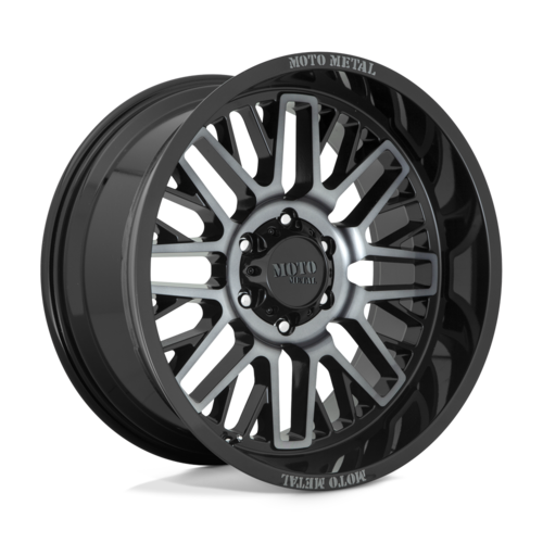 Moto Metal Mo802 Wheel, 20x9.0 +18 Offset 8x170, Gloss Black Machined With Gray Tint - MO80229087418