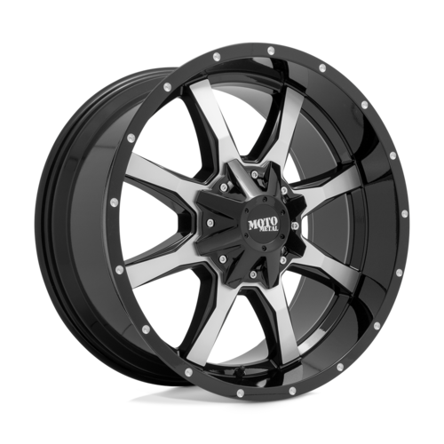 Moto Metal Mo970 Wheel, 18x10.0 -24 Offset 6x135/6x139.7, Gloss Black Machined Face - MO97081067324NUS