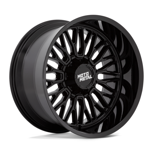 Set of 4: Moto Metal Mo809 Stinger Wheel, 22x12.0 -44 Offset 8x170, Gloss Black - MO809BX22128744N