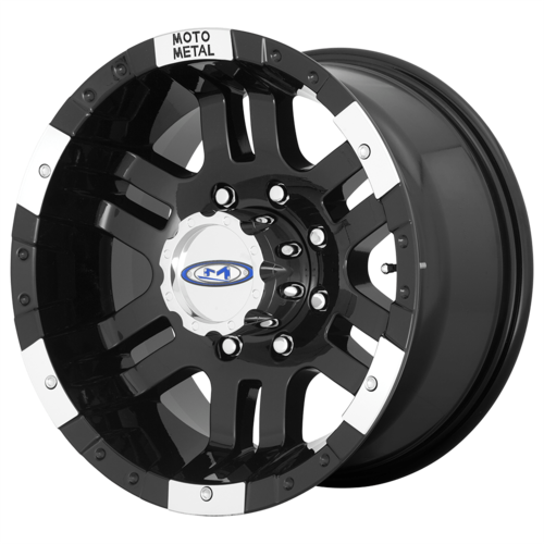Moto Metal Mo951 Wheel, 17x9.0 -12 Offset 5x127, Gloss Black Machined - MO9517950312