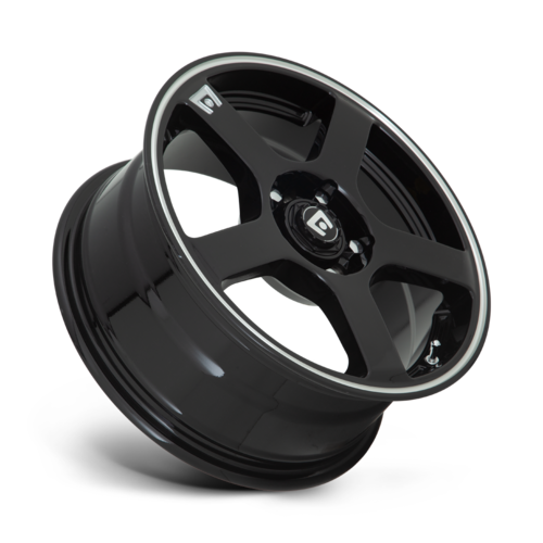 Motegi Mr116 Fs5 Wheel, 17x7.0 +40 Offset 4x100/4x108, Gloss Black Machined Flange - MR11677008340