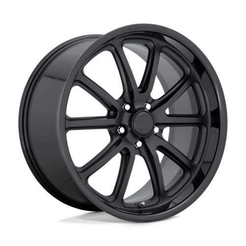 US Mag U123 Rambler Wheel, 22x11.0 +18 Offset 5x127, Gloss Black Matte Black - U12322117367