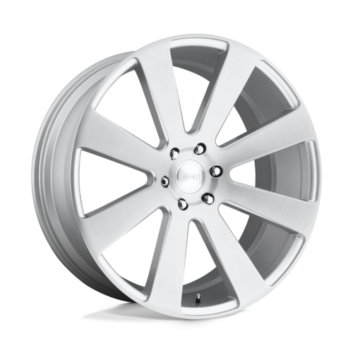 DUB S213 8 Ball Wheel, 24x10.0 +20 Offset 6x139.7, Gloss Silver Brushed - S213240077+20