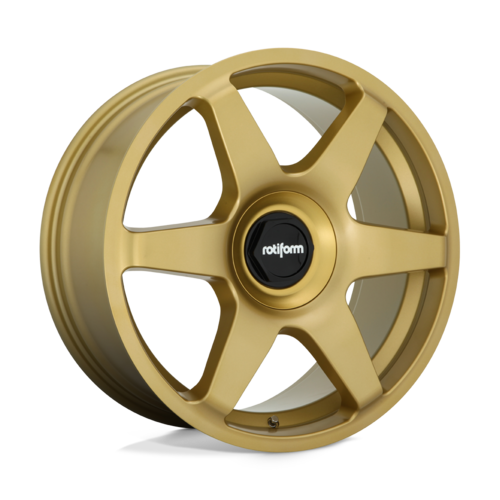 Rotiform R118 Six Wheel, 18x8.5 +45 Offset 5x100/5x112, Matte Gold - R118188514+45