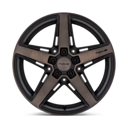 Niche M271 Teramo Wheel, 18x8.0 +40 Offset 5x114.3, Matte Black With Double Dark Tint Face - M271188065+40