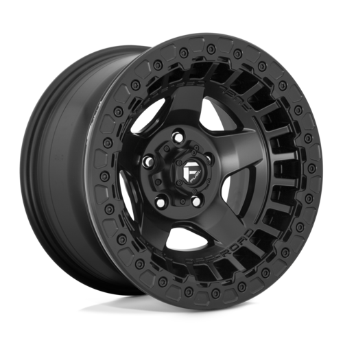 Set of 4: Fuel D118 Warp Beadlock Wheel, 17x9.0 -15 Offset 6x139.7, Matte Black - D11817908445