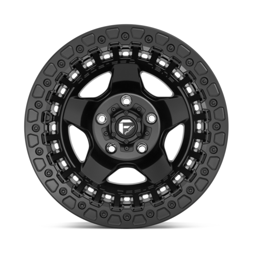 Set of 4: Fuel D118 Warp Beadlock Wheel, 17x9.0 -15 Offset 6x139.7, Matte Black - D11817908445