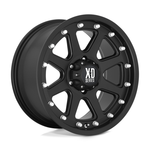 XD Xd798 Addict Wheel, 17x9.0 -12 Offset 5x139.7, Matte Black - XD79879055712N