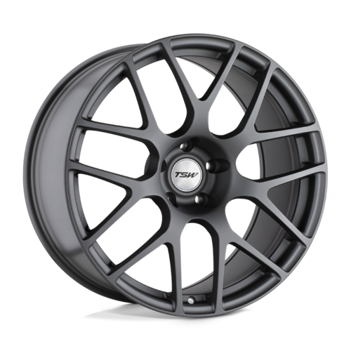 TSW Nurburgring Wheel, 18x9.5 +53 Offset 5x112, Matte Gunmetal - 1895NUR535112G72