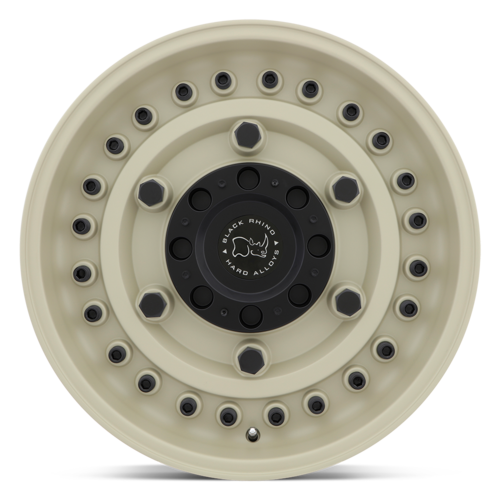 Set of 4: Black Rhino Armory Wheel, 16x8.0 +38 Offset 6x130, Desert Sand - 1680ARY386130D84