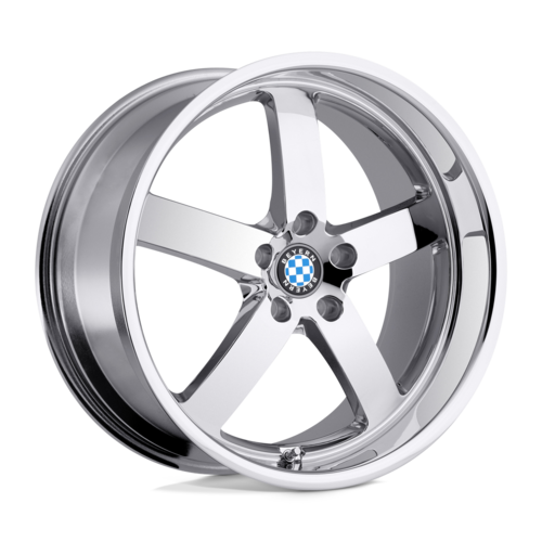 Set of 4: Beyern Rapp Wheel, 19x8.5 +15 Offset 5x120, Chrome - 1985BYR155120C72